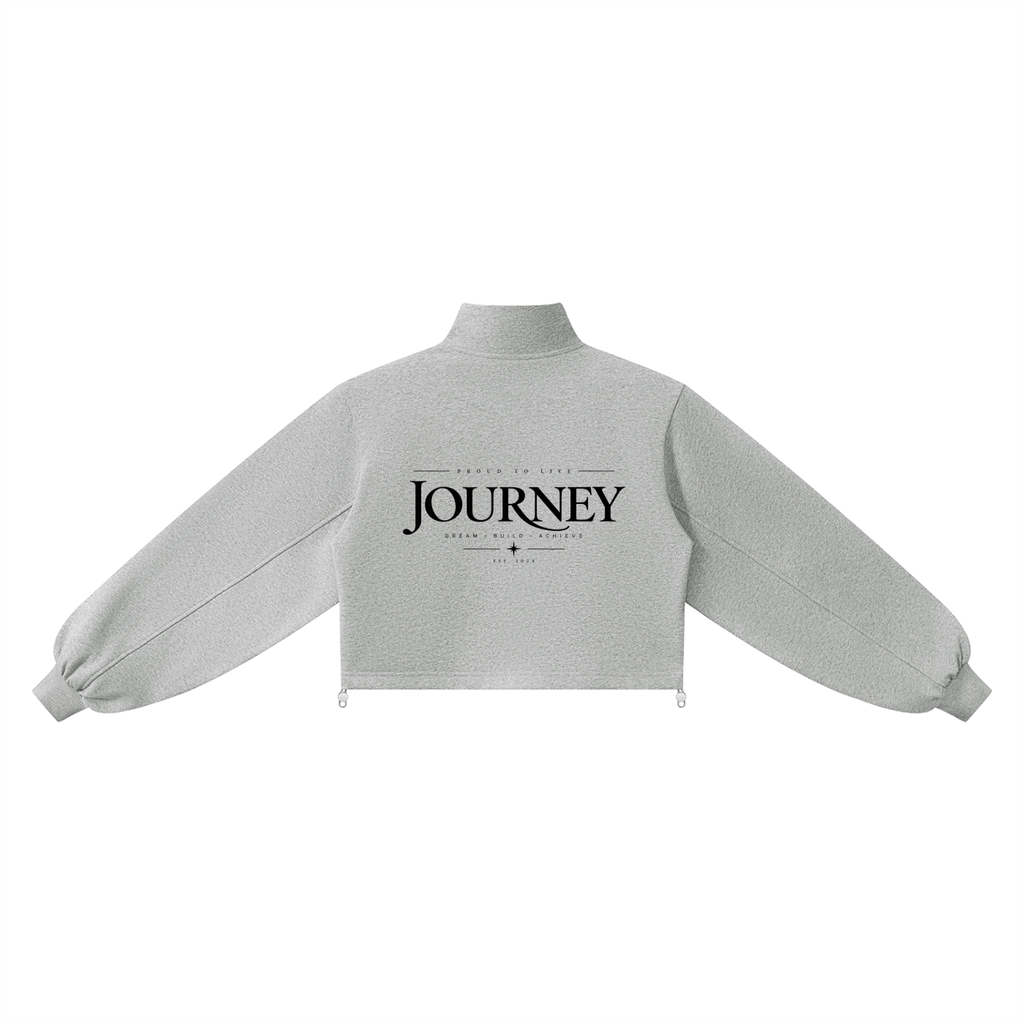 Drop 001 Women’s Mock-Neck Quarter-Zip Sweatshirt